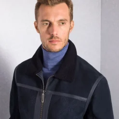 Cheap Shearling Blouson Mens Outerwear