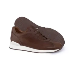 Best Sale Shiny Calfskin Leather Sneakers Sneakers
