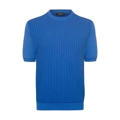 Fashion Short Sleeve Crewneck Sweater Mens Last Sizes