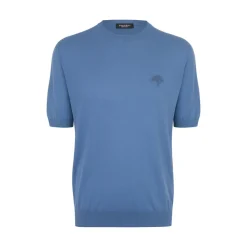 New Short Sleeve Crewneck Sweater Mens Knitwear