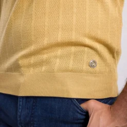 Store Short Sleeve Silk Crewneck Sweater Mens Knitwear