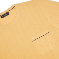 Store Short Sleeve Silk Crewneck Sweater Mens Knitwear