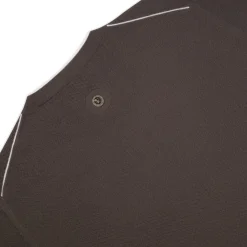 Outlet Short Sleeve Silk Crewneck Sweater Mens Knitwear