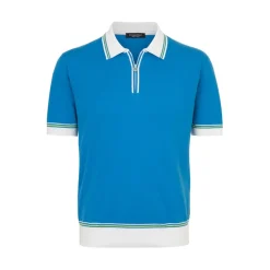 Cheap Short Sleeve Zip Polo Shirt Mens Knitwear
