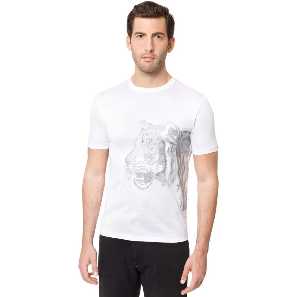 Fashion Short Sleeved Crew Neck T-Shirt Mens Last Sizes