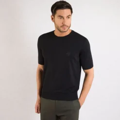 Cheap Short-Sleeve Crew Neck Sweater Mens Knitwear