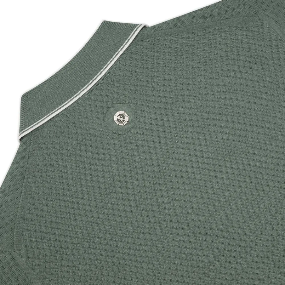 Cheap Silk And Cotton Zip Polo Shirt Mens Knitwear