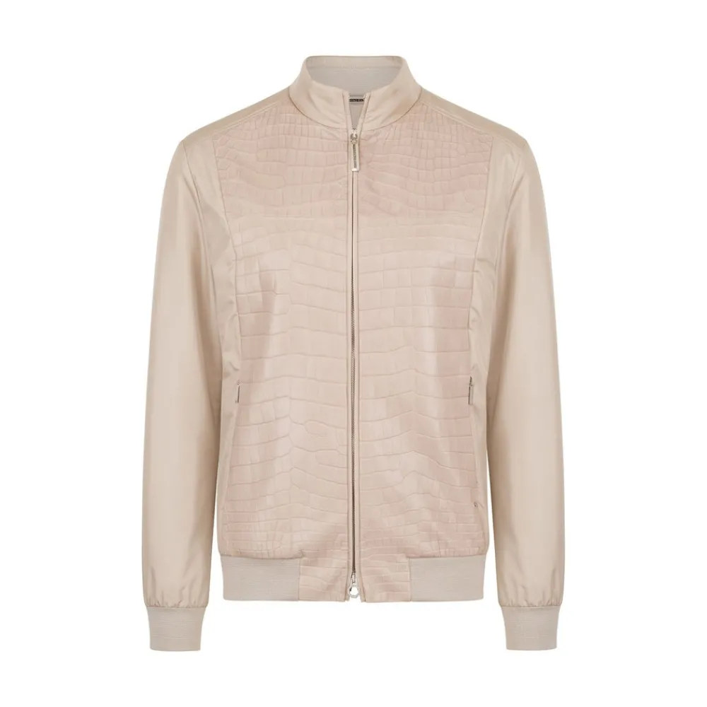 Hot Silk And Crocodile Blouson Mens Last Sizes
