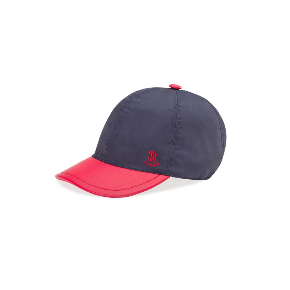 Outlet Silk And Deerskin Baseball Cap Junior Accessories