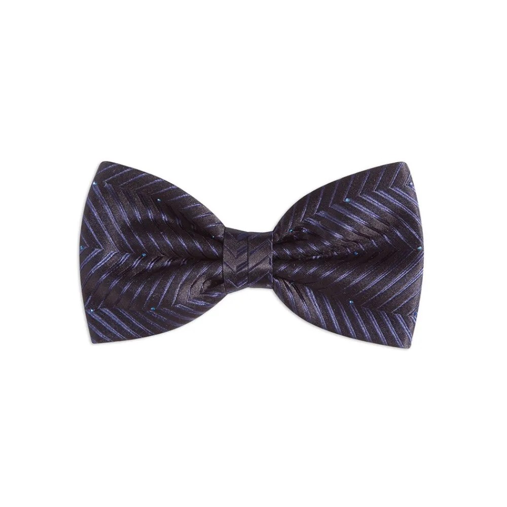 Store Silk And Swarovski Detail Bow Tie Formal Accessories