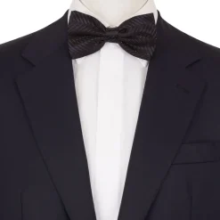 Store Silk And Swarovski Detail Bow Tie Formal Accessories