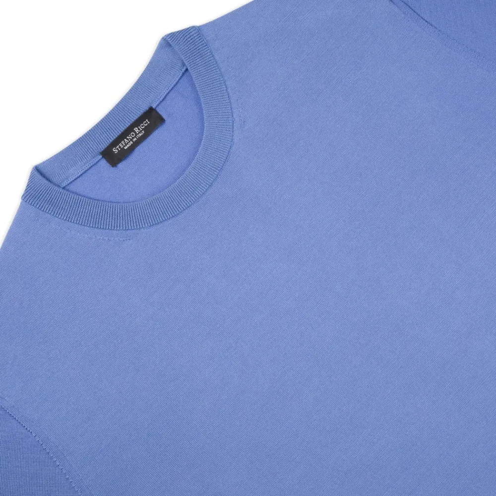 Online Silk Crewneck Sweater Mens Knitwear