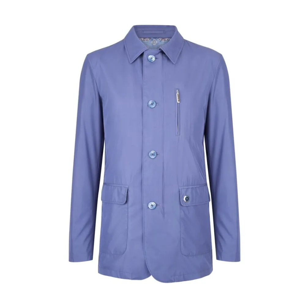Store Silk Field Jacket Mens Outerwear