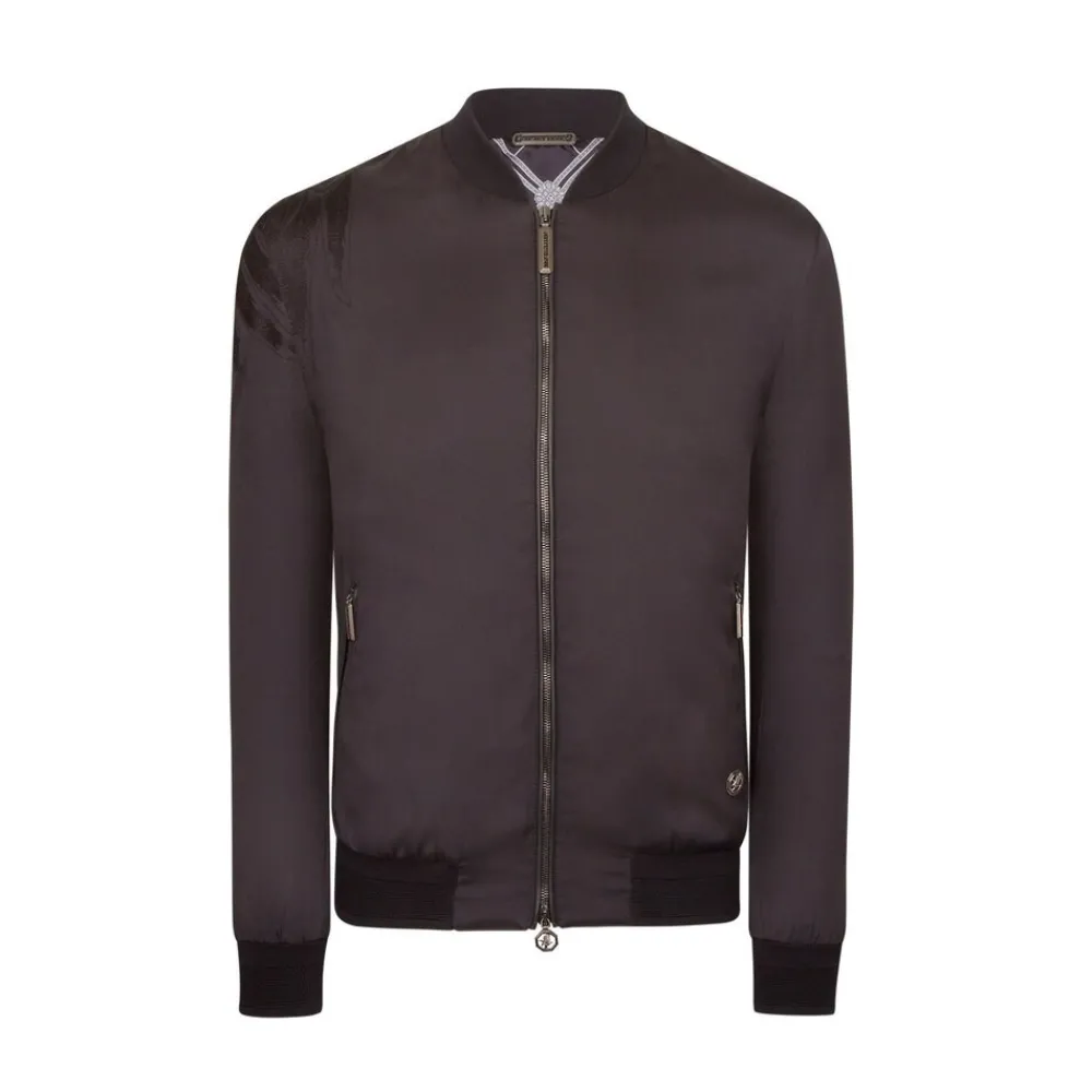 Shop Silk Light Blouson Mens Outerwear