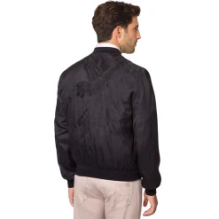 Shop Silk Light Blouson Mens Outerwear