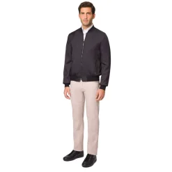 Shop Silk Light Blouson Mens Outerwear