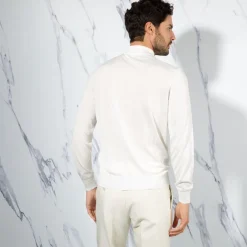 Cheap Silk Mockneck Sweater Mens Last Sizes