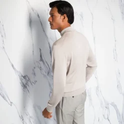 Flash Sale Silk Mockneck Sweater Mens Knitwear