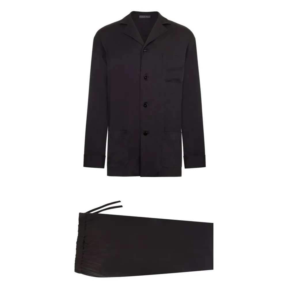 Cheap Silk Pyjama Set Mens Loungewear
