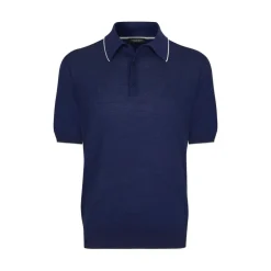Best Silk Three-Button Polo Shirt Mens Knitwear