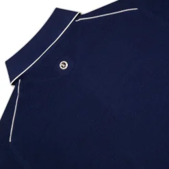 Best Silk Three-Button Polo Shirt Mens Knitwear