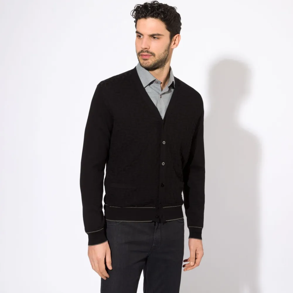 Clearance Six Button Cardigan Mens Knitwear