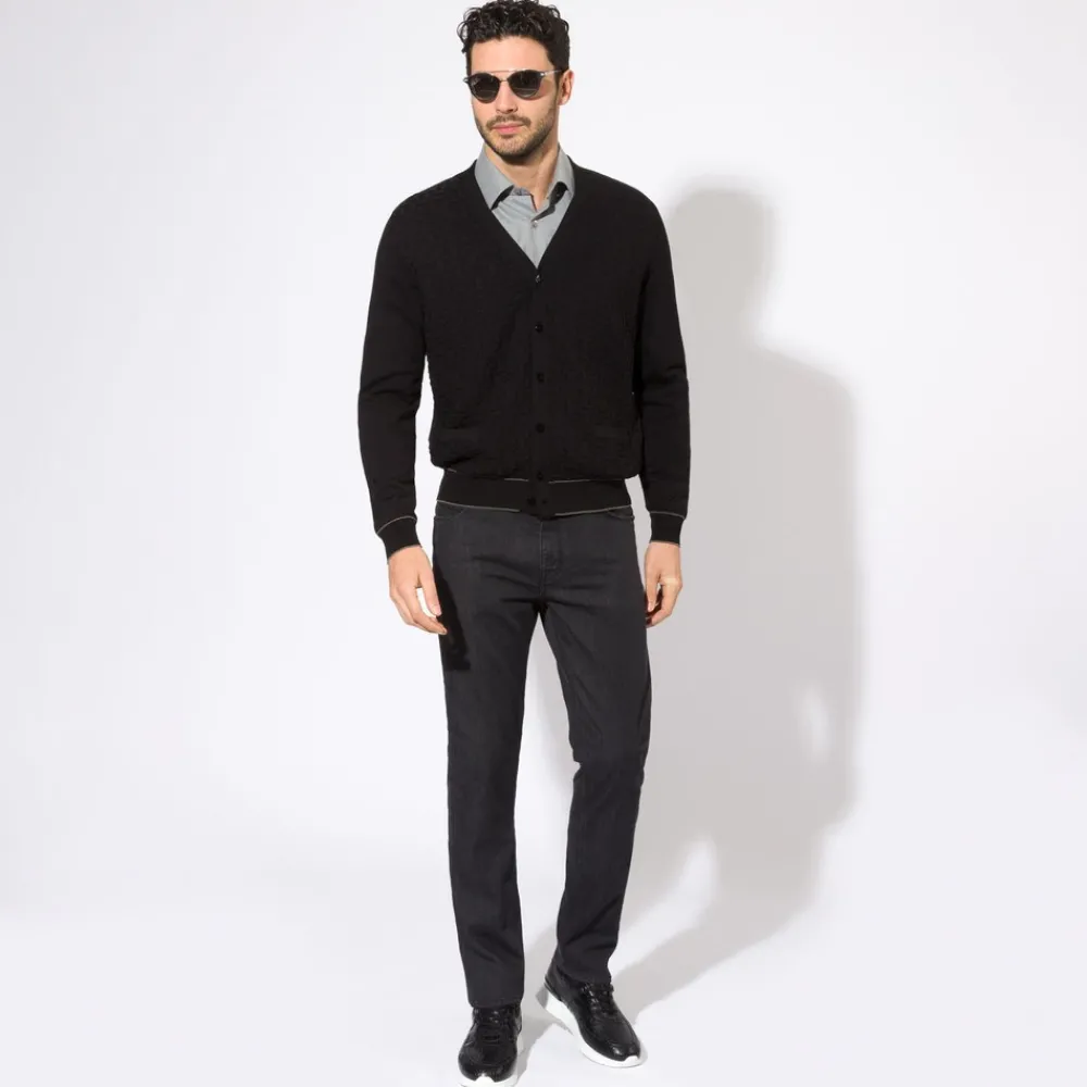 Clearance Six Button Cardigan Mens Knitwear