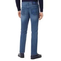 Sale Slim Fit Jeans With Hand Painted Eagle Head Mens Last Sizes