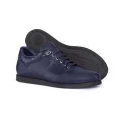 Fashion Sneakers In Matted Crocodile And Calfskin Leather Sneakers