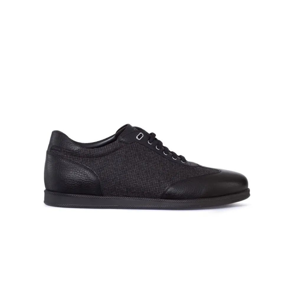 Fashion Sneakers With Deerskin Leather Sneakers