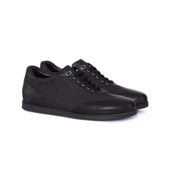 Fashion Sneakers With Deerskin Leather Sneakers