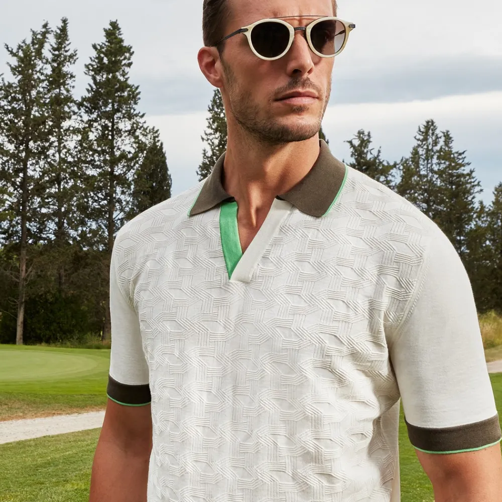Best Spread Collar Polo Shirt Mens Luxury Tech