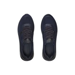 Best Sale Suede And Calfskin Leather Sneakers Sneakers