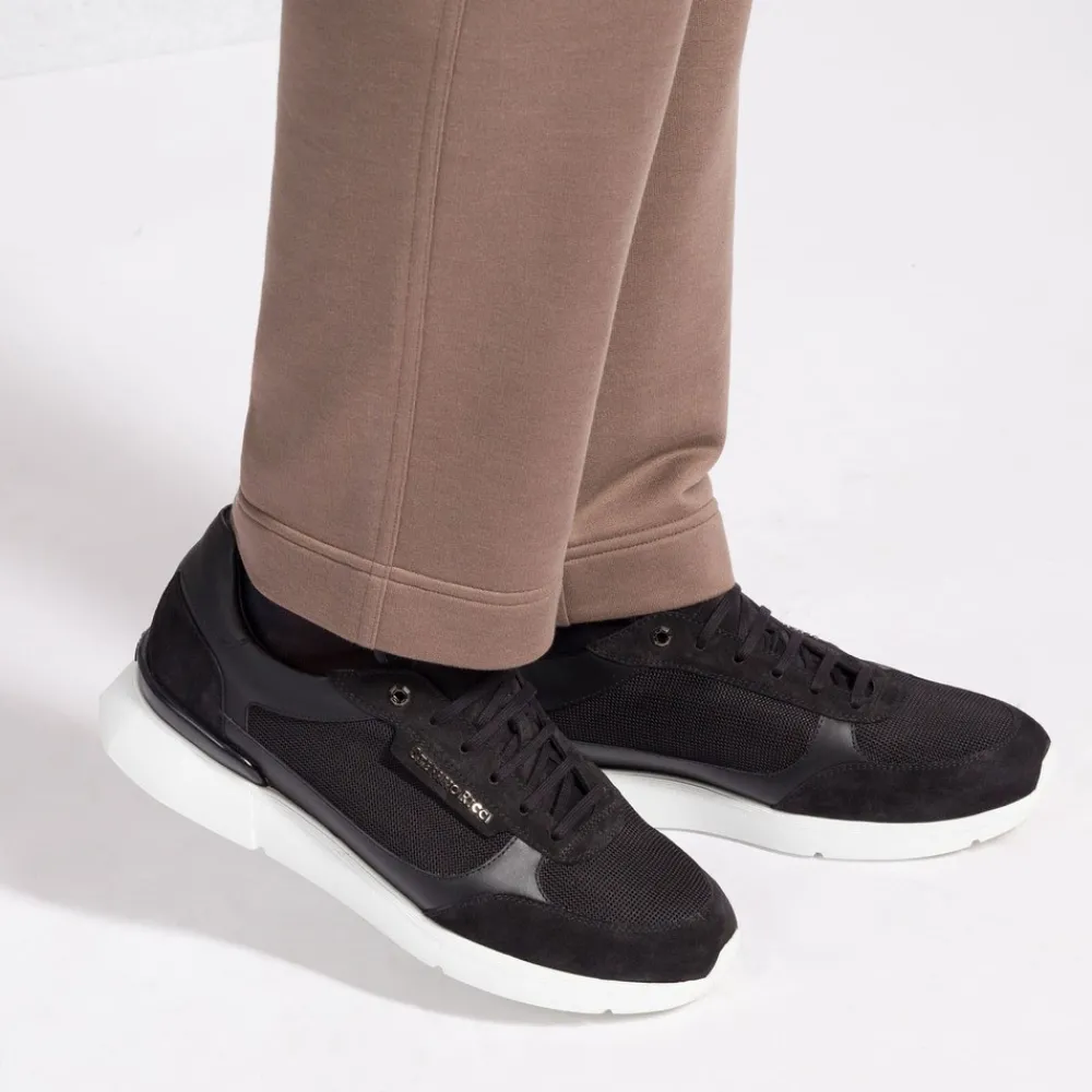 Cheap Suede And Calfskin Leather Sneakers Sneakers