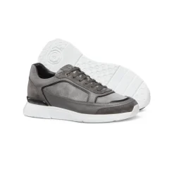 Fashion Suede And Calfskin Leather Sneakers Sneakers