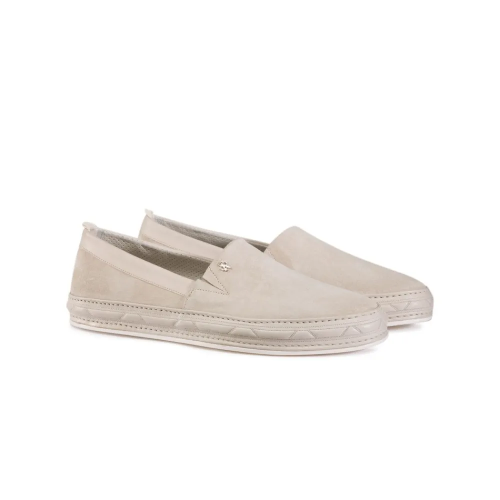 New Suede And Calfskin Leather Slip-On Shoes Loafers