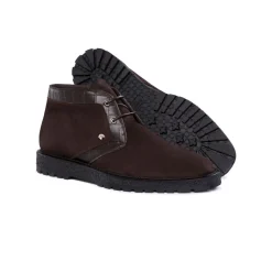 Cheap Suede And Crocodile Chukka Boots Boots
