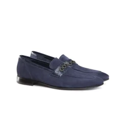 Online Suede And Matted Crocodile Loafers Loafers