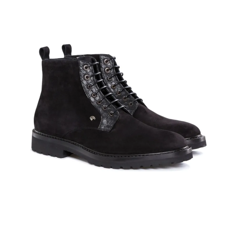 Best Suede And Matted Crocodile Boots Boots