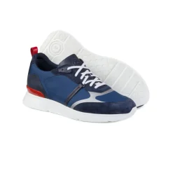 Fashion Suede And Snakeskin Sneakers Sneakers