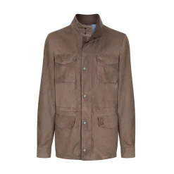 Online Suede Field Jacket Mens Outerwear