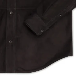 Online Suede Shirt Mens Outerwear