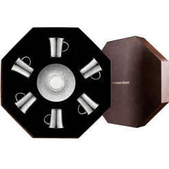 Cheap Teacups Gift Box Platinum Fine Paisley Tea & Coffee Sets