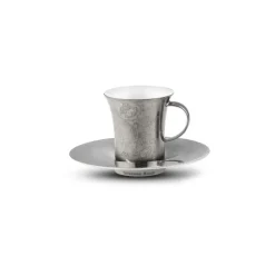 Cheap Teacups Gift Box Platinum Fine Paisley Tea & Coffee Sets