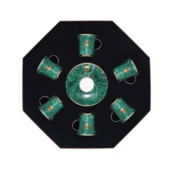 Best Teacups Gift Box Royal Malachite Tea & Coffee Sets