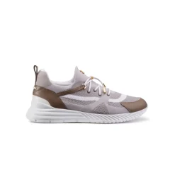 New Technical Fabric And Calfskin Leather Sneakers Sneakers