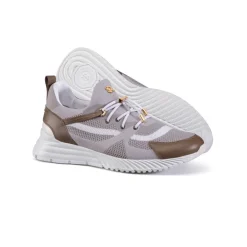 New Technical Fabric And Calfskin Leather Sneakers Sneakers