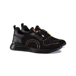 Outlet Technical Fabric And Calfskin Leather Sneakers Sneakers