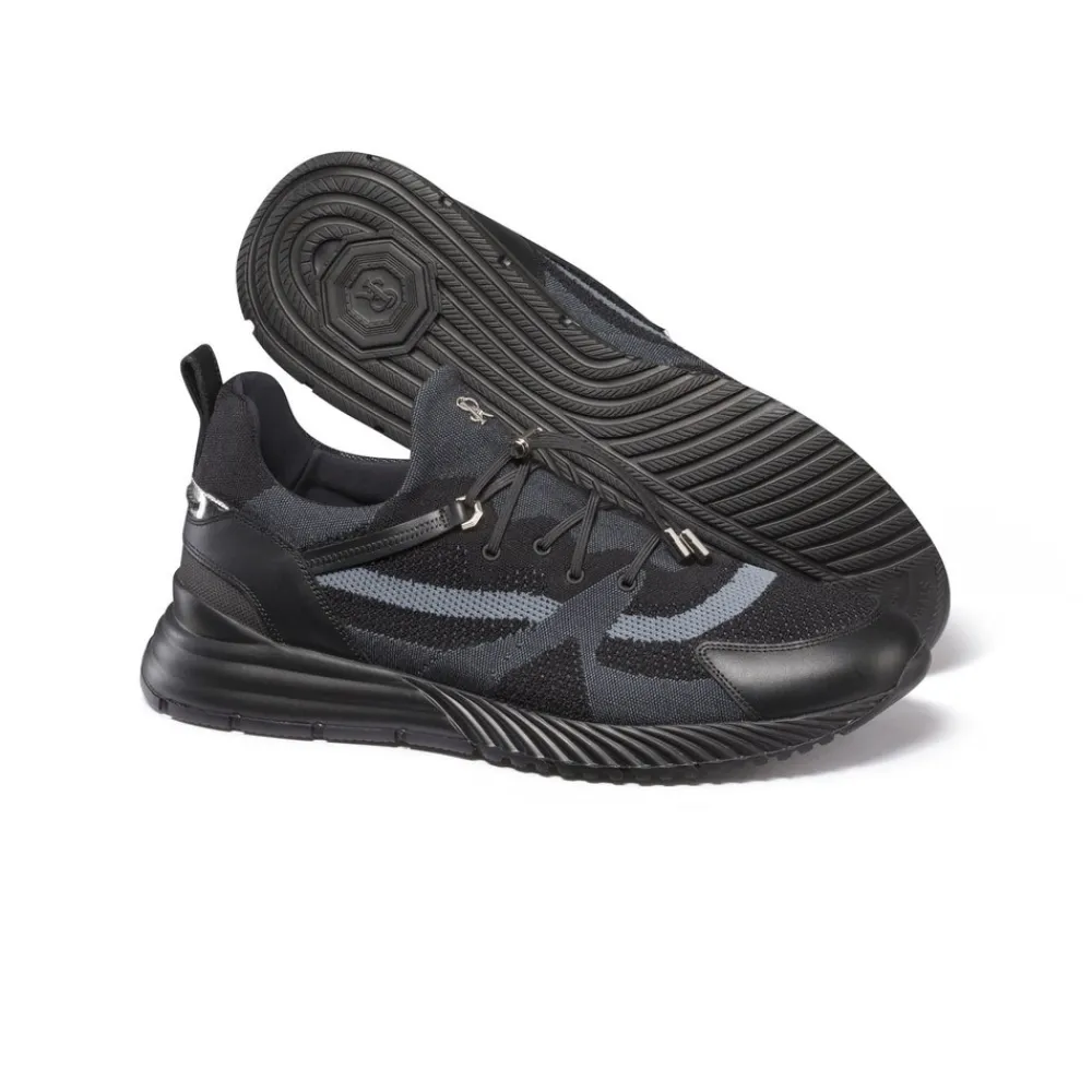 Best Technical Fabric And Calfskin Leather Sneakers Sneakers