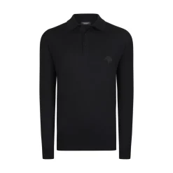 Outlet Three Button Polo Mens Knitwear